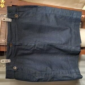 Dana Buchman Size 16 Dark Wash Denim Womens Pencil Skirt